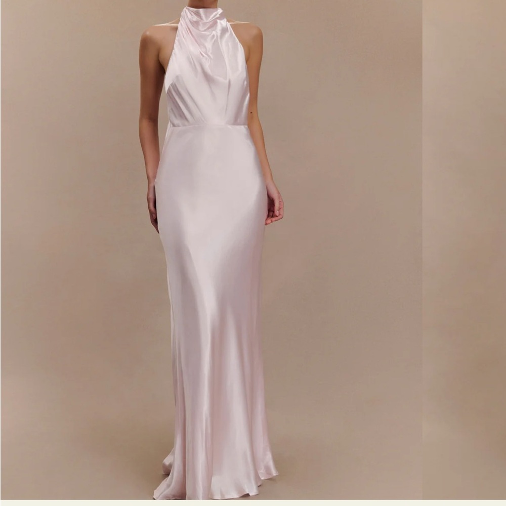 Meshki Esther Iridescent pink dress